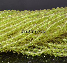 Strand Bicone LightKhaki 4*3mm, 34cm (about 100pcs)