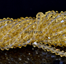 Bicone Gold, 4*4mm, Strand 37cm (about 95pcs)