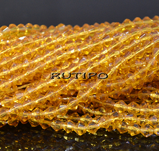 Glass bicone Peru, 4mm, pcs