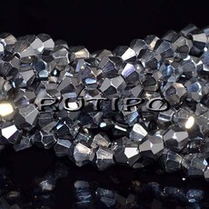 Біконуси Platinum, 6мм, нитка 26см (бл. 45шт)