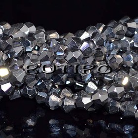 Биконусы Platinum, 6мм, низка 26см (ок. 45шт)