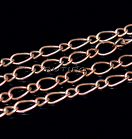 Ланцюг Antique copper (р/л 5-6*4-3 та 3*2мм), 1м