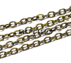 Цепь Antique Bronze (р/з 3.9*2.8мм), м