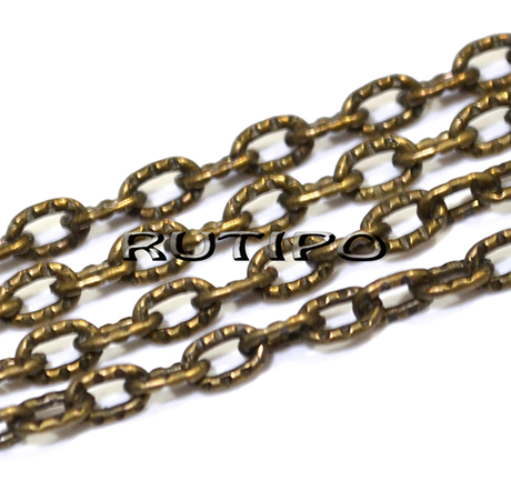 Цепь Antique Bronze (р/з 4.8*3мм), м