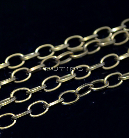 Цепь Antique Bronze (р/з 6.9*3.8мм), м