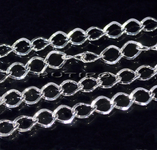 Цепь Silver, (р/з 8.5*7мм), 1м