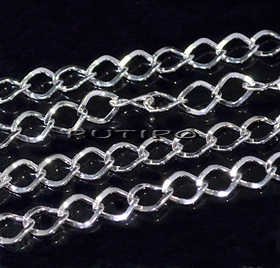 Ланцюг Silver, (р/л 8.5*7мм), 1м