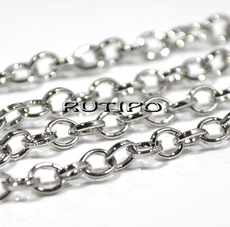 Chain Platinum color, (size 4*4mm), 1m