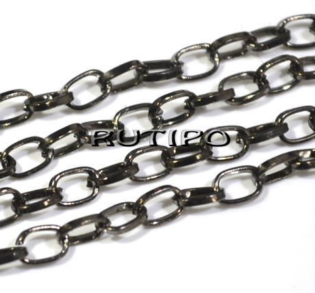 Цепь Gunmetal, (р/з 5*3мм), 1м 