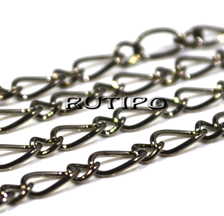 Цепь Gunmetal,(р/з 6*3 и 3*3мм), 1м 