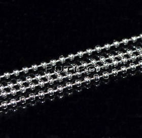 Шариковая цепочка мед.сталь (р\з 1.5мм), 1м