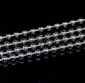 Шариковая цепочка мед.сталь (р\з 2мм), 1м