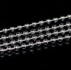 Шариковая цепочка мед.сталь (р\з 2.4мм), 1м