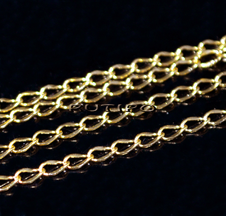 Цепь мед.сталь Golden(IP) (р/з 4*2мм), 1м