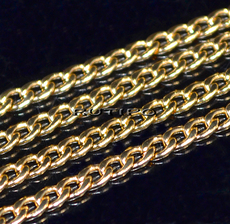 Цепь мед.сталь Golden(IP) (р/з 4*3мм), 1м