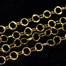 Цепь мед.сталь Golden(IP) (р/з 5*5мм), 1м