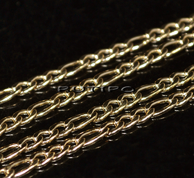Цепь мед.сталь Golden(IP) (р\з 6*3 и 4*3мм), 1м