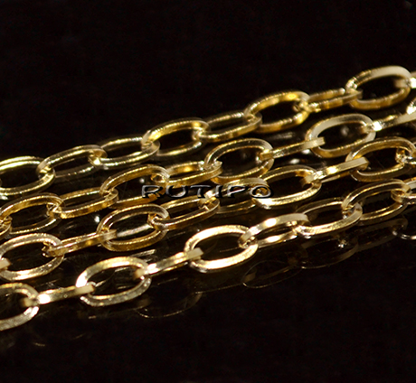 Цепь мед.сталь Golden(IP) (р/з 7*4мм), 1м