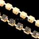 Цепь Golden со стразами SS6 BlackDiamond, 10см