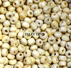 Бусины деревянные Wheat 4-5мм, 1г (ок. 35шт)
