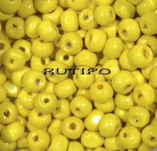 Wooden beads Yellow 6-7mm, 400pcs