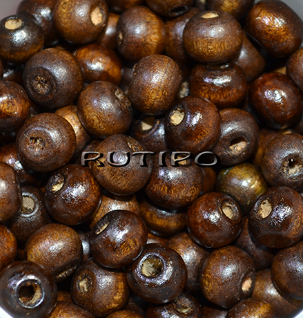 Бусина деревянная CoconutBrown, 8-9мм, шт