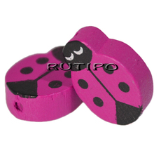Ladybug bead 18 * 14mm, pcs