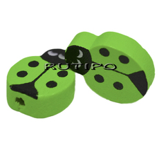 Ladybug bead 18 * 14mm, pcs
