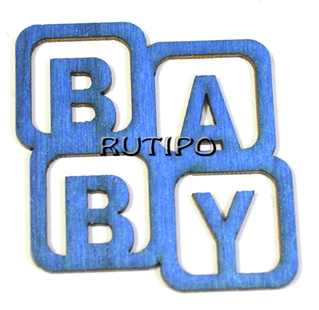 Подвеска "BABY" 40*40мм, шт