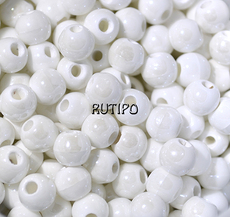 Намистина Pearlized White 7мм, шт