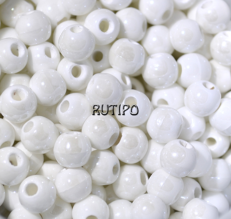 Бусина Pearlized White 7мм, шт