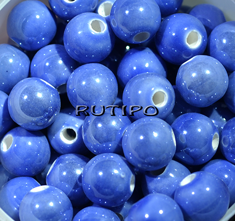 Бусина Pearlized RoyalBlue 10мм, шт