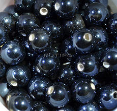 Намистина Pearlized Black 10мм, шт