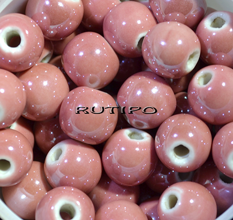 Бусина Pearlized PaleVioletRed 12мм, шт