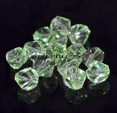 Бусина Helix PaleGreen, 8мм,шт