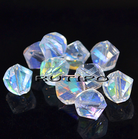 Бусина Helix Crystal AB, 10мм, шт