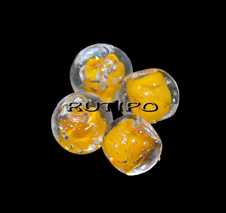 Бусина Luminous DarkOrange, 8мм, шт