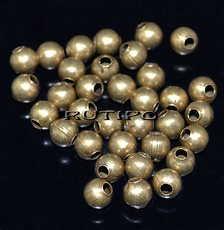 100шт, Бусины полые Antique Bronze, 4мм