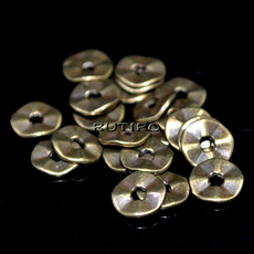 100шт, Разделитель диск, Bronze 7*1мм