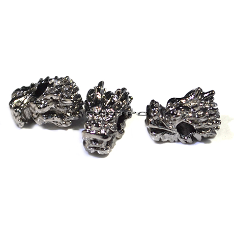 Бусина "Дракон" Gunmetal 12*8мм, шт
