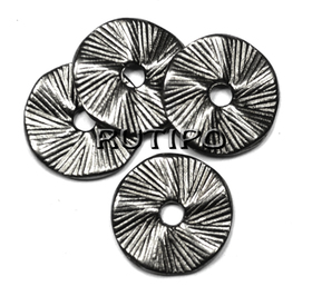 Бусина-диск Gunmetal, 13*1мм, шт 
