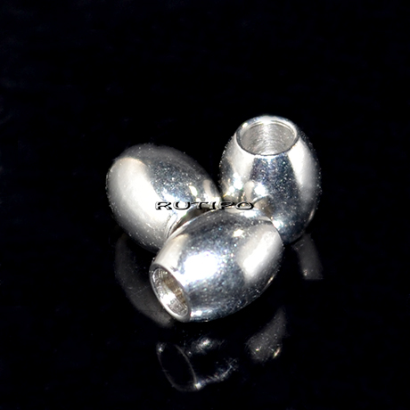 Stainless Steel bead 5*6mm, piece