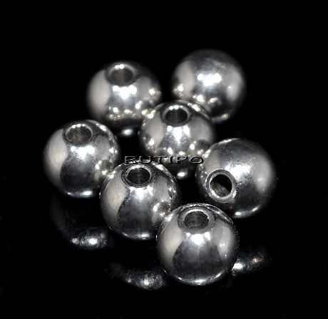 Бусина мед.сталь 8*7мм, шт