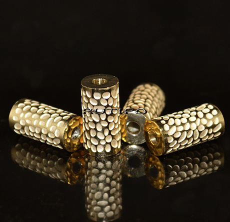 Бусина мед.сталь 14K Gold 12*6мм, шт