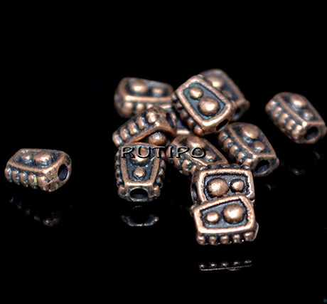 Намистина Antique copper, 6*5мм, шт