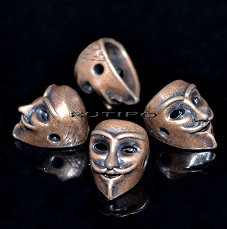 Бусина "Vendetta" Antique copper 15*10*10мм, шт
