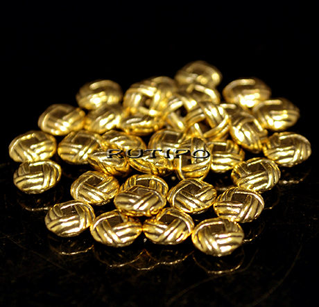 Бусина "Узел" Antique gold, 6*3мм, шт
