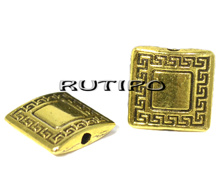 Бусина Antique gold 12*3мм, шт 