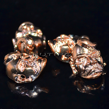 Бусина "Козак" RoseGold 15*12*10мм, шт