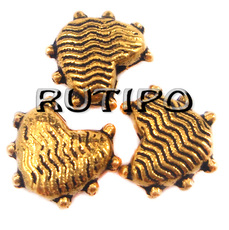 Бусина Antique gold, 10*8*3мм, шт